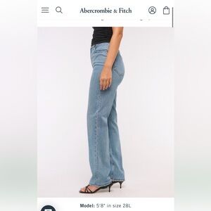 Abercrombie Curve Straight Jeans